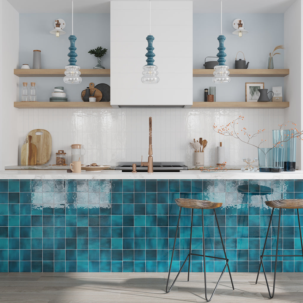4x4 Silken Green Square Tile