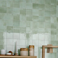 Tea Green 4x4 Glossy Square Ceramic Tile (50 pack, 5.38 sq ft/case)