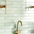 Tea Green 2.6x16 Glossy Ceramic Subway Tile (38 pack, 10.76 sq ft/case)