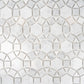 Cotton White 11x13 Polished Multi-shaped Marble Mosaic Tile (5 pack, 4.85 sq ft/case) - Sample