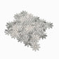 White Gray 11x12 Polished Multi-shaped Marble Mosaic Tile (5 pack, 4.46 sq ft/case) - Sample