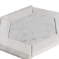 White 8x8 Polished Hexagon Marble Mosaic Tile (5 pack, 1.83 sq ft/case) - Sample