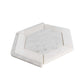 White 8x8 Polished Hexagon Marble Mosaic Tile (5 pack, 1.83 sq ft/case) - Sample