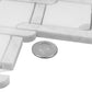 White 11x12 Polished Multi-shaped Marble Mosaic Tile (5 pack, 4.66 sq ft/case) - Sample