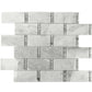 White 12x13 Brick Polished Marble Mosaic Tile (5 pack, 5.28125 sq ft/case) - Sample