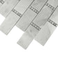 White 12x13 Brick Polished Marble Mosaic Tile (5 pack, 5.28125 sq ft/case) - Sample