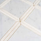 White 12x12 Brick Polished Marble Mosaic Tile (5 pack, 5 sq ft/case) - Sample