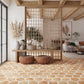 Terra Mauve White 9x10 Matte Hexagon Porcelain Tile (18 pack, 8.07 sq ft/case)