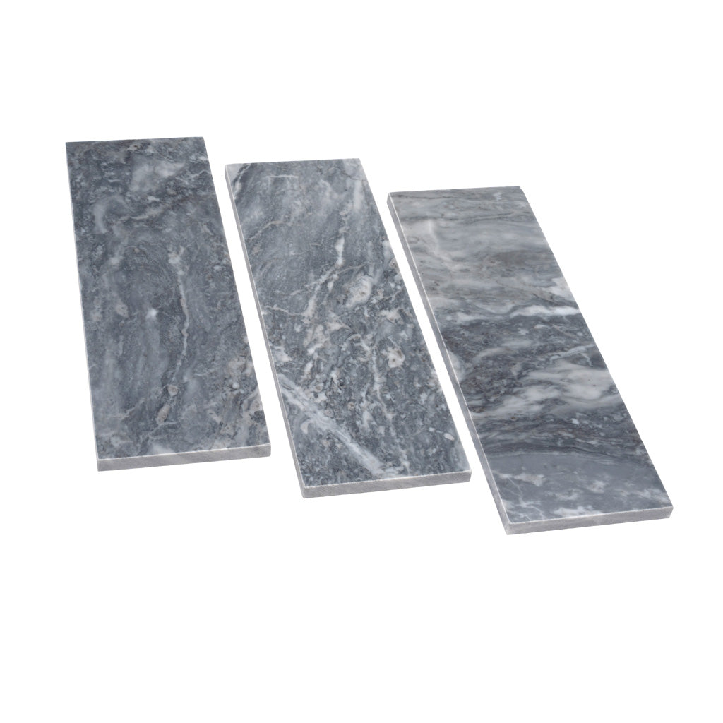 4x12 Gray Subway Floor Tile