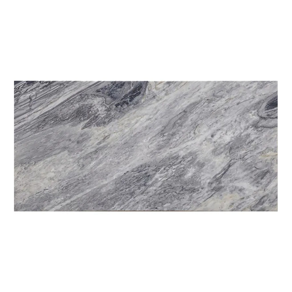 Gray 12x24 Polished Marble Large Format Tile (5 pack, 10 sq ft/case) - Sample