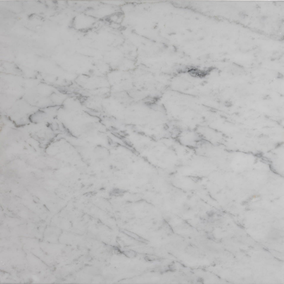 12x1 White Marble Mosaic Tile