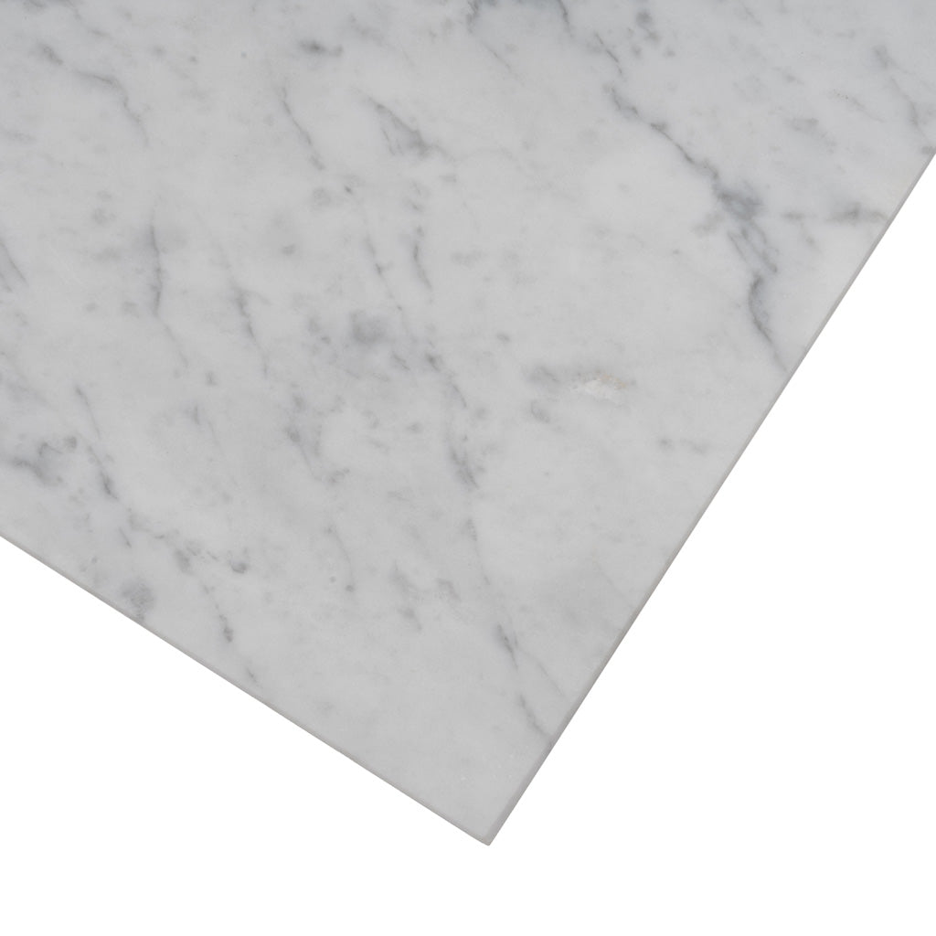 White 12x12 Polished Field Marble Tile (10 pack, 10 sq ft/case) - Sample