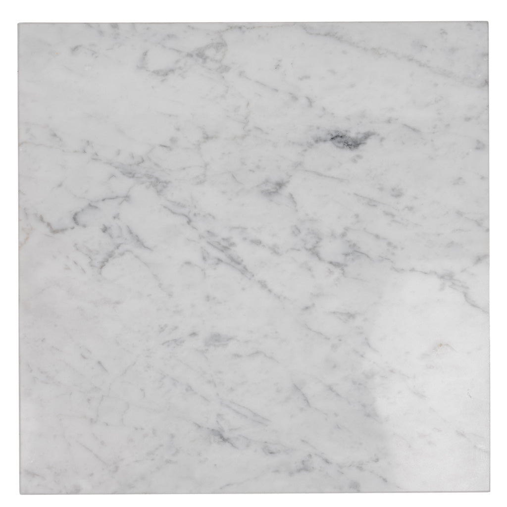 White 12x12 Polished Field Marble Tile (10 pack, 10 sq ft/case) - Sample