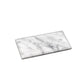 3D White Marble Beveled Tile