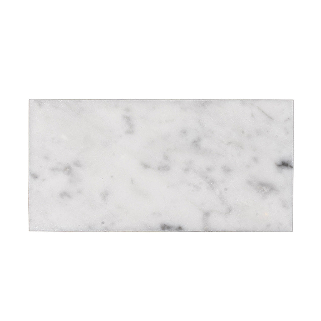 White 3x6 Subway Polished Marble Tile (40 pack, 5 sq ft/case) - Sample