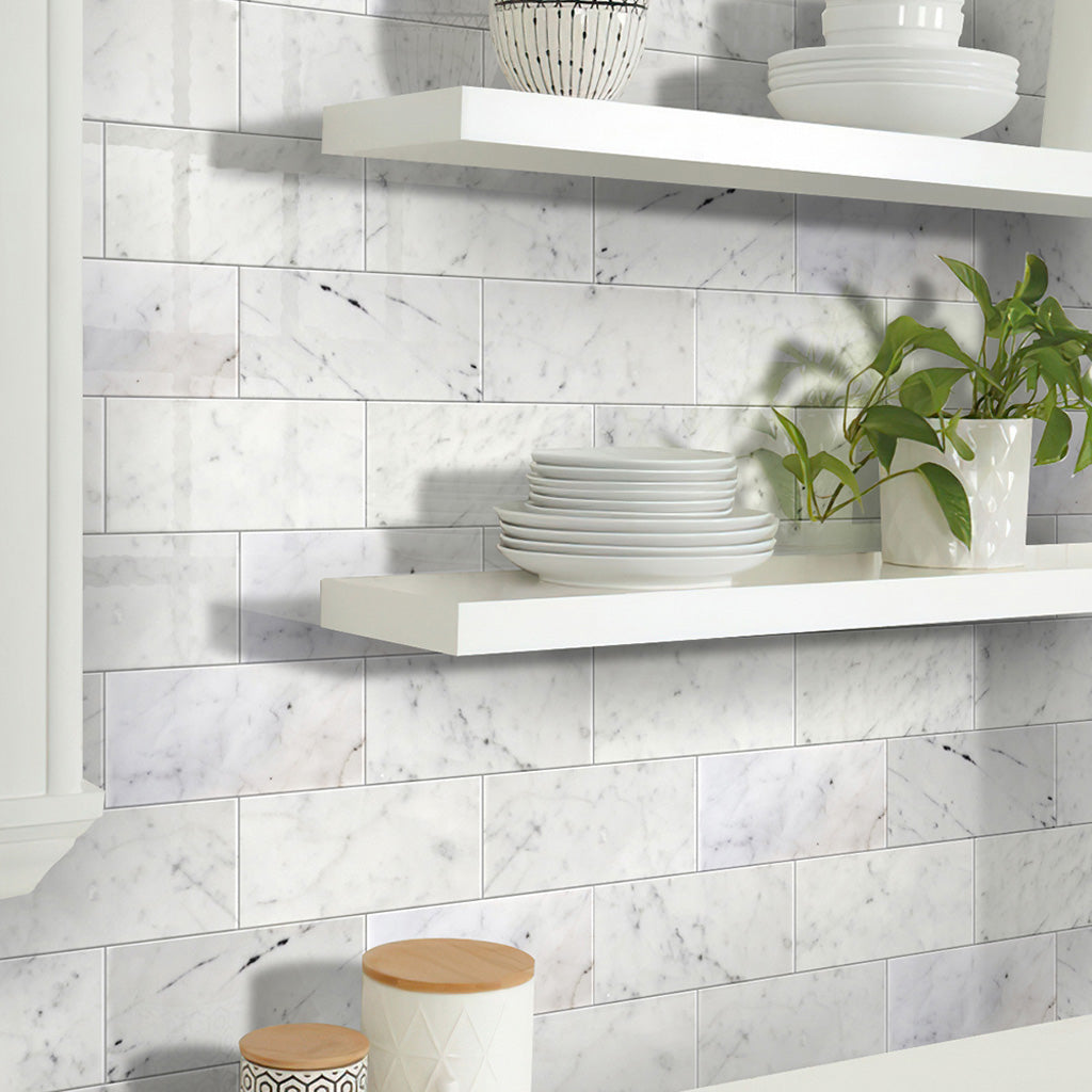 3x6 White Wall Tile