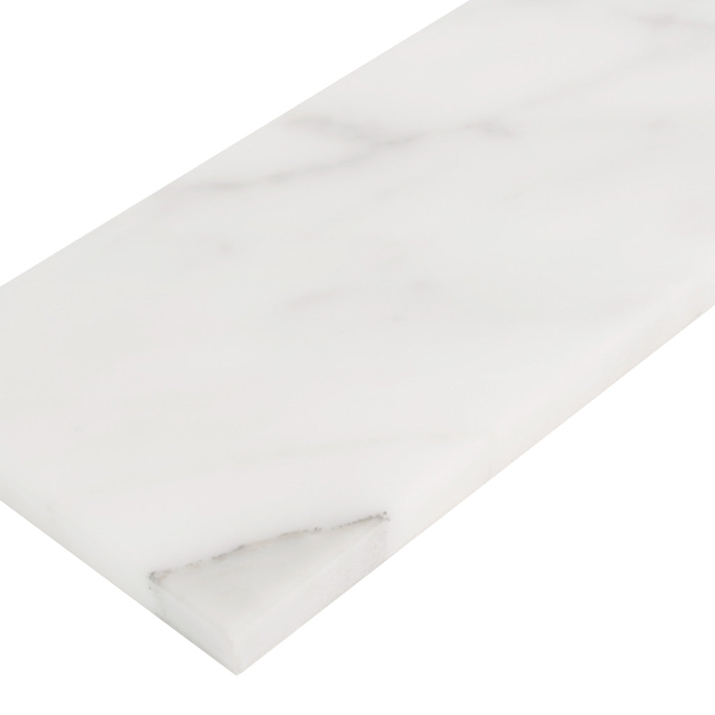 White Marble Subway Wall and Floor Tile