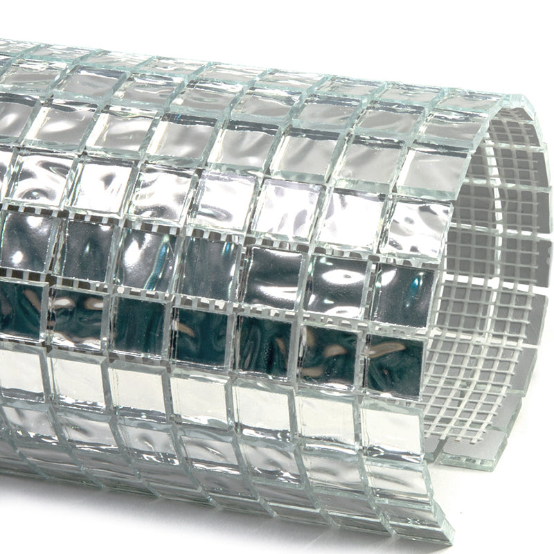 Cloud Silver 12x12 Glossy Uniform Square Glass Mosaic Tile (20 pack, 18.69 sq ft/case)