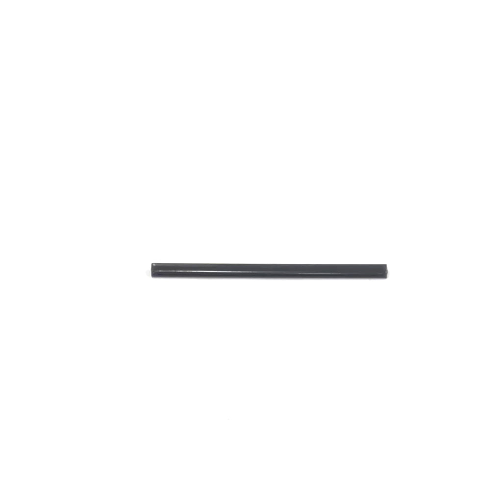 Jet Black 0.5x8 Glossy Ceramic Pencil Tile Trim (10 pack, 0.27 sq ft/case)