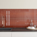 Caramel 0.5x8 Glossy Ceramic Pencil Tile Trim (10 pack, 0.27 sq ft/case)