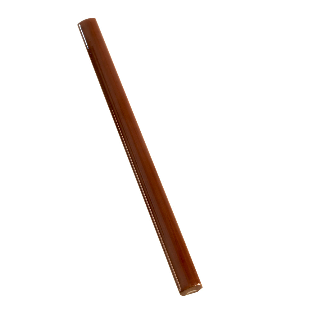 Caramel 0.5x8 Glossy Ceramic Pencil Tile Trim (10 pack, 0.27 sq ft/case)