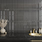 Jet Black 2x16 Glossy Ceramic Deco Subway Tile (50 pack,10.76 sq ft/case)