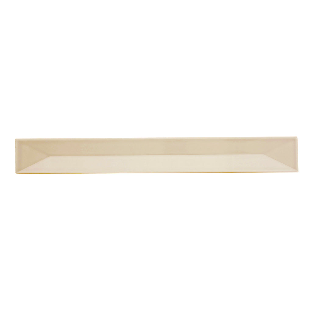 Soft Dove Gray 2x16 Glossy Ceramic Deco Subway Tile (50 pack,10.76 sq ft/case)