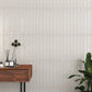 Soft Dove Gray 2x16 Glossy Ceramic Deco Subway Tile (50 pack,10.76 sq ft/case)