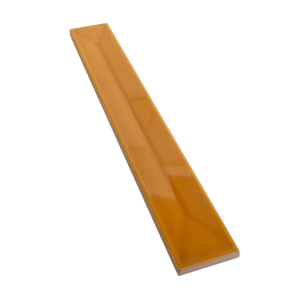 Honey 2x16 Glossy Ceramic Deco Subway Tile (50 pack,10.76 sq ft/case)