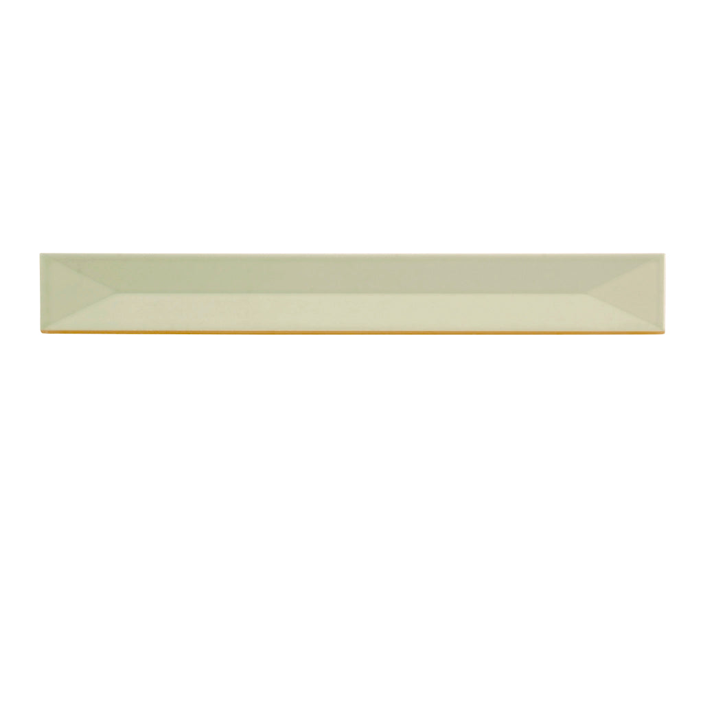 Soft Mint Green 2x16 Glossy Ceramic Deco Subway Tile (50 pack,10.76 sq ft/case)