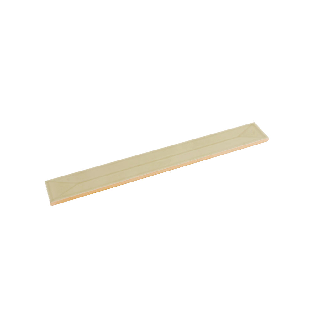 Soft Olive 2x16 Glossy Ceramic Deco Subway Tile (50 pack,10.76 sq ft/case)