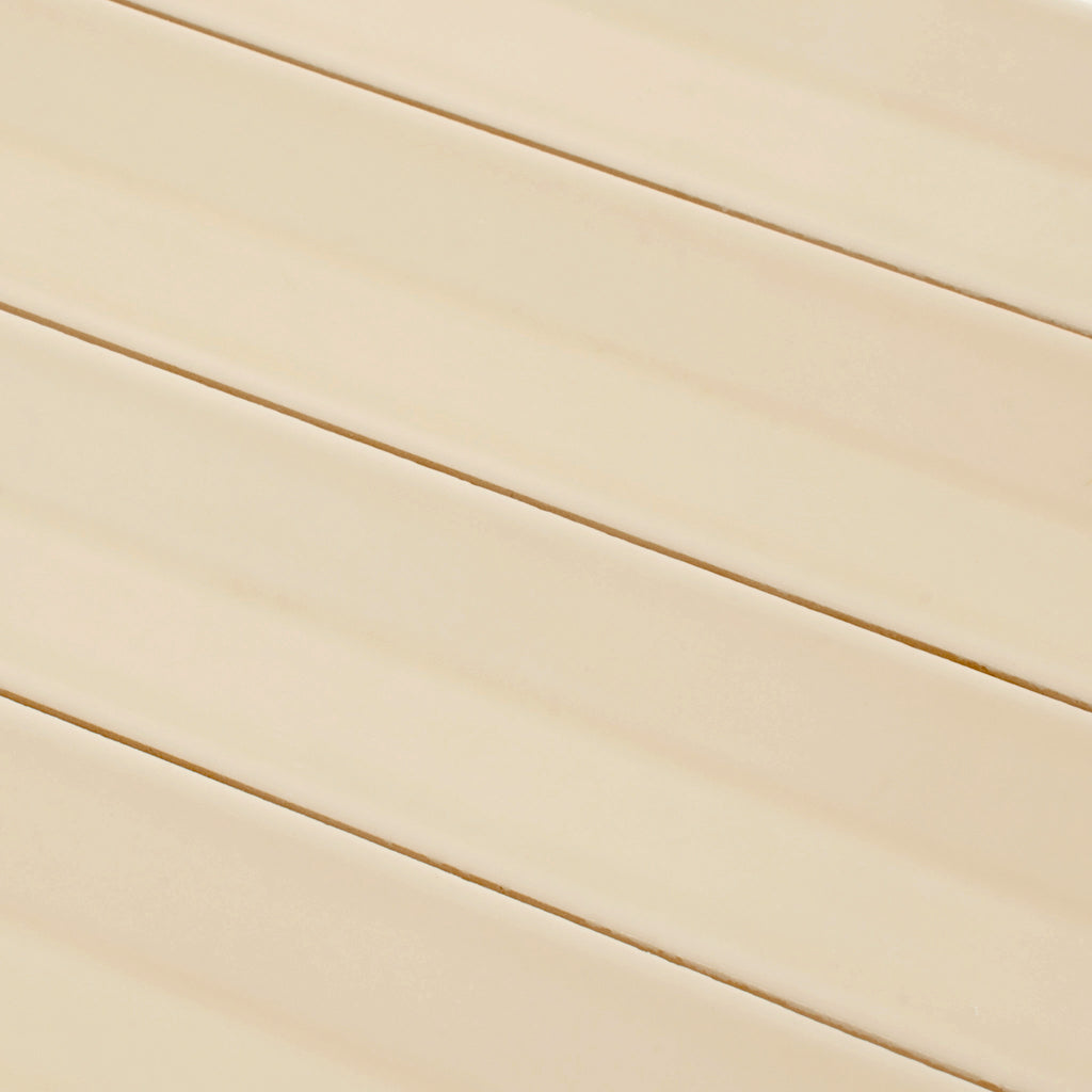 Alabaster Beige 2x16 Glossy Ceramic Deco Subway Tile (50 pack,10.76 sq ft/case)