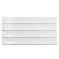Snow White 2x16 Glossy Ceramic Deco Subway Tile (50 pack,10.76 sq ft/case)