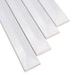 Snow White 2x16 Glossy Ceramic Deco Subway Tile (50 pack,10.76 sq ft/case)