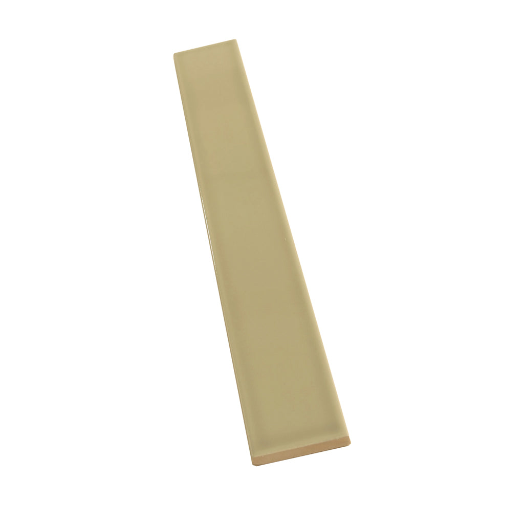 Soft Olive 2x16 Glossy Ceramic Subway Tile (50 pack, 10.76 sq ft/case)