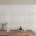 Soft Dove Gray 0.5x8 Glossy Ceramic Pencil Tile Trim (10 pack, 0.27 sq ft/case)
