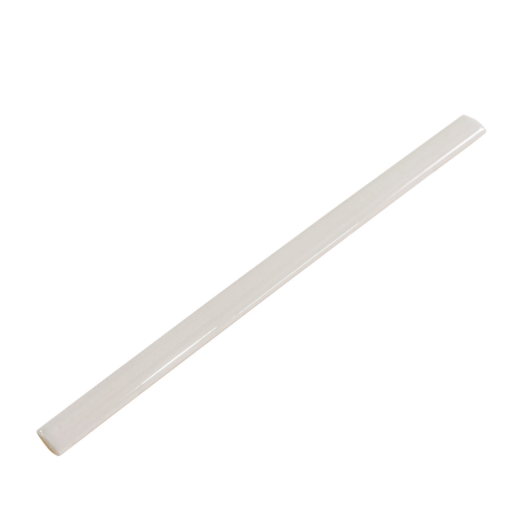 Soft Dove Gray 0.5x8 Glossy Ceramic Pencil Tile Trim (10 pack, 0.27 sq ft/case)
