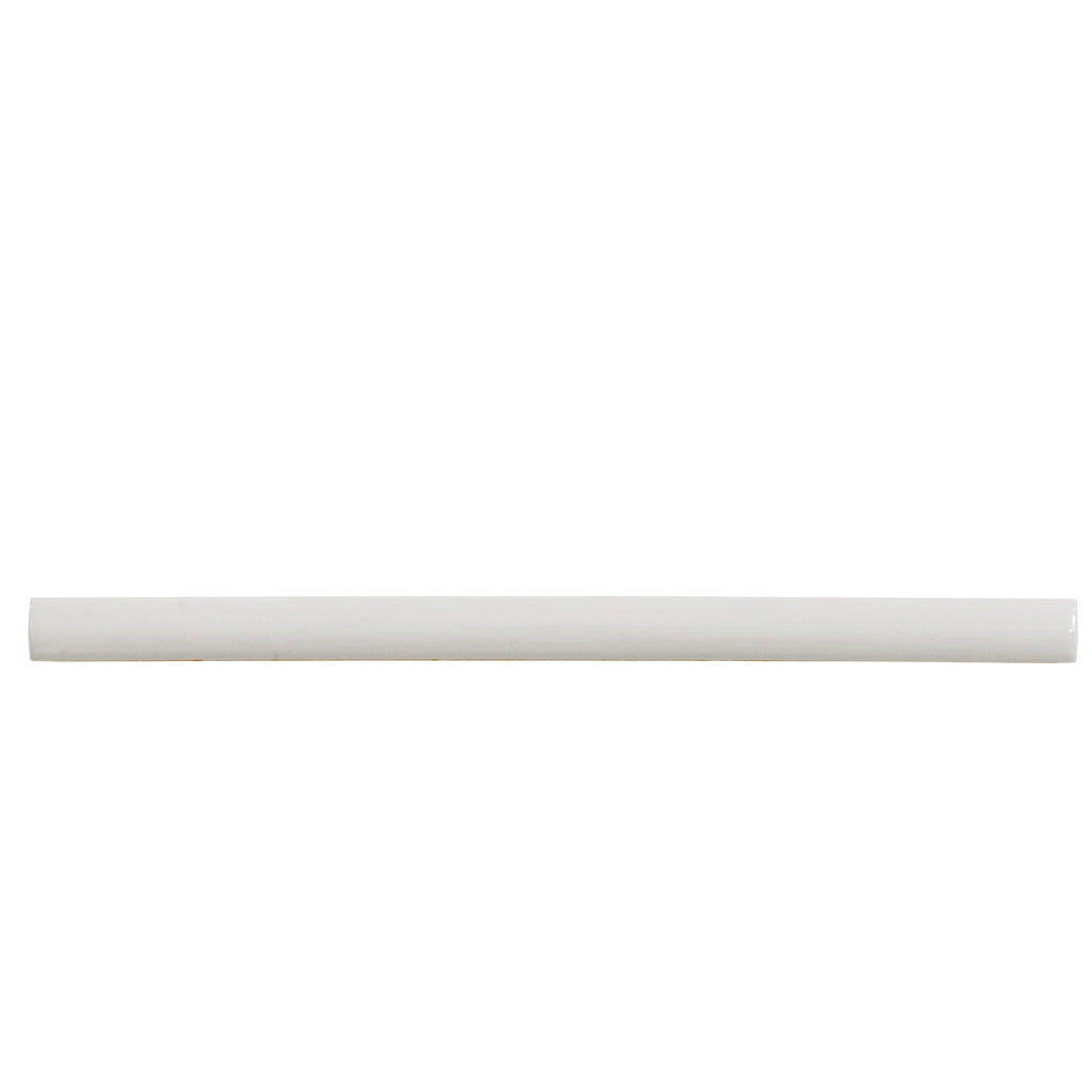 Soft Dove Gray 0.5x8 Glossy Ceramic Pencil Tile Trim (10 pack, 0.27 sq ft/case)
