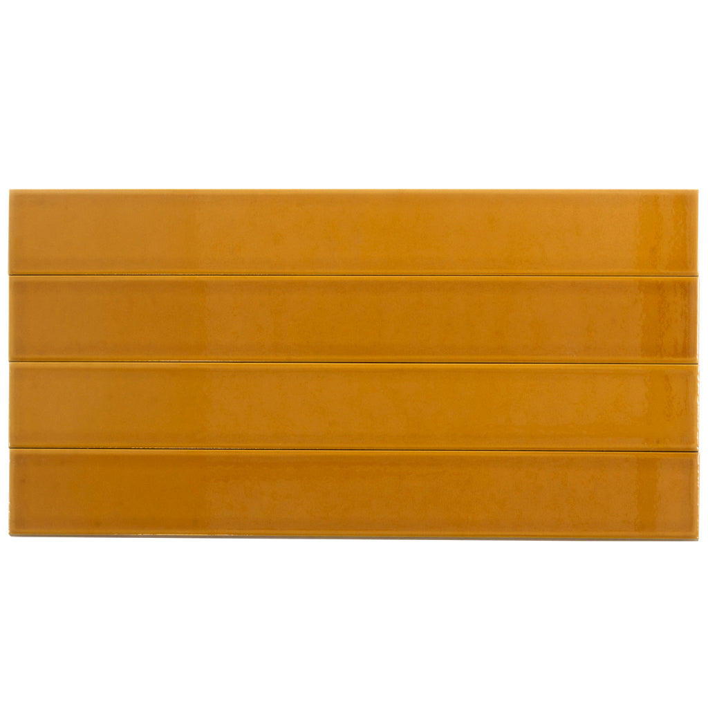 Honey 2x16 Glossy Ceramic Subway Tile (50 pack, 10.76 sq ft/case)