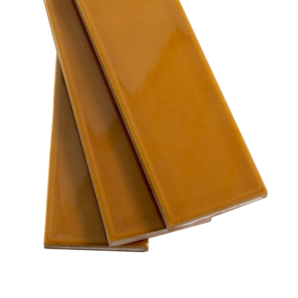 Honey 2x16 Glossy Ceramic Subway Tile (50 pack, 10.76 sq ft/case)