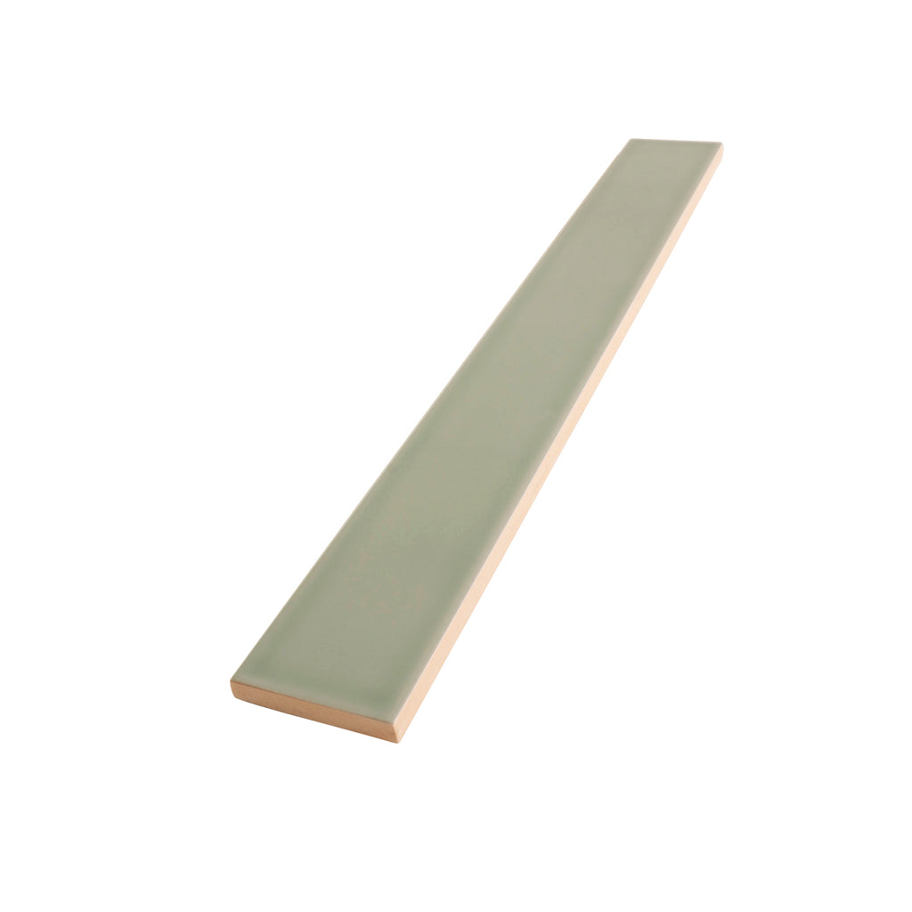 Soft Mint Green 2x16 Glossy Ceramic Subway Tile (50 pack, 10.76 sq ft/case)