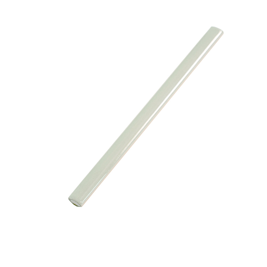 Soft Mint Green 0.5x8 Glossy Ceramic Pencil Tile Trim (10 pack, 0.27 sq ft/case)