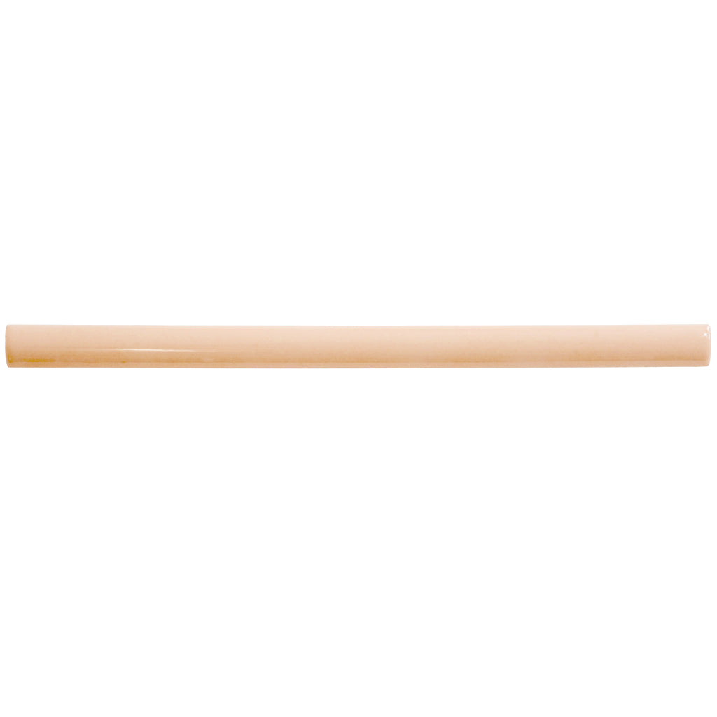 Powder Pink 0.5x8 Glossy Ceramic Pencil Tile Trim (10 pack, 0.27 sq ft/case)