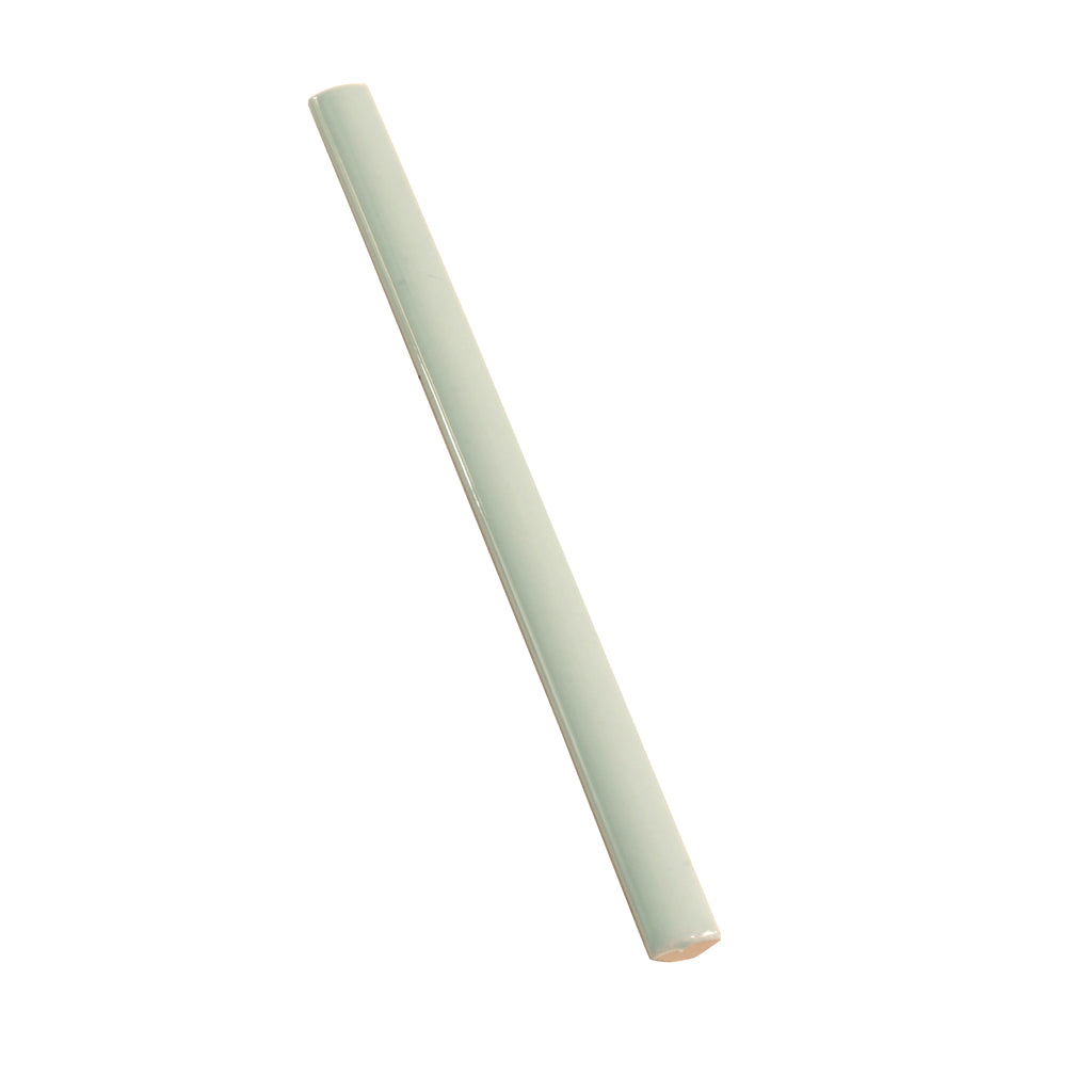 Pastel light Blue 0.5x8 Glossy Ceramic Pencil Tile Trim (10 pack, 0.27 sq ft/case)