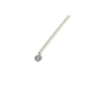 Pastel light Blue 0.5x8 Glossy Ceramic Pencil Tile Trim (10 pack, 0.27 sq ft/case)