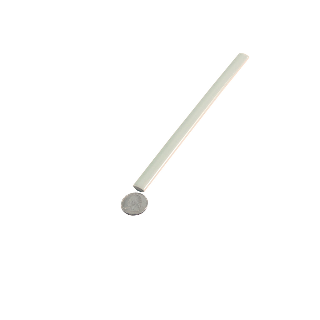Pastel light Blue 0.5x8 Glossy Ceramic Pencil Tile Trim (10 pack, 0.27 sq ft/case)