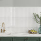 Snow White 2x16 Glossy Ceramic Subway Tile (50 pack, 10.76 sq ft/case)