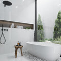 White 12x24 Polished Field Thassos Marble Tile (5 pack, 10 sq ft/case)