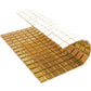 Amber Gold 12x12 Glossy Uniform Square Glass Mosaic Tile (20 pack, 20 sq ft/case)