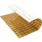 Amber Gold 12x12 Glossy Uniform Square Glass Mosaic Tile (20 pack, 20 sq ft/case) - Sample